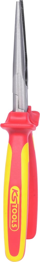 KS Tools Ergo Vde 200mm Long Straight Nose Plier, Multicolor - Image 2