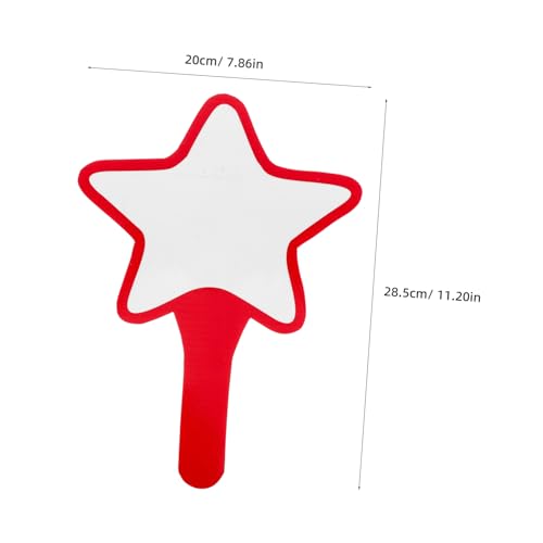 Pizarra borrable con forma de estrella roja para puntuación miniatura 2