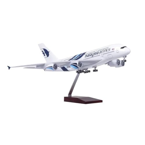 Aviones Airbus A380 juguetes de avión fundido a presión modelo de resina coleccionable 46 cm