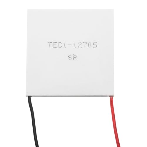 QUARKZMAN Tabletas de Refrigeración Semiconductoras Tec1-12705 15.8V 5A 43W Disipador de Calor Módulo de Placa de Enfriamiento Termoeléctrico 50x50mm