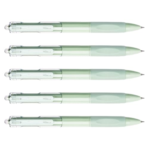 Set de 5 bolígrafos gel negro 0.5 mm retráctiles