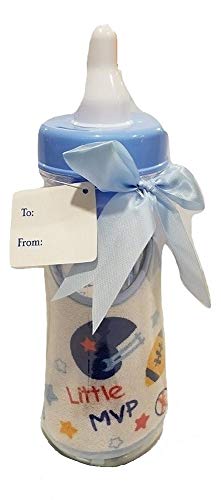 8-Piece Baby Bottle Bank Set-Blue