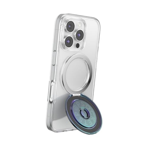 PopSockets Kick-Out Grip for MagSafe Adjustable Kickstand for Portrait or Landscape Magnetic Stand Green - Nightshade