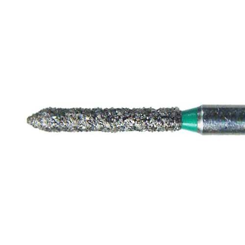 1812.8C NeoDiamond FG Coarse Grit Beveled Cylinder Disposable Diamond Burs #885 25/Pk