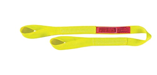 Lift All EE2602NTX2 Eye-Eye Web Sling, Nylon, 2" x 2', 2-ply, Twisted-Eye #1