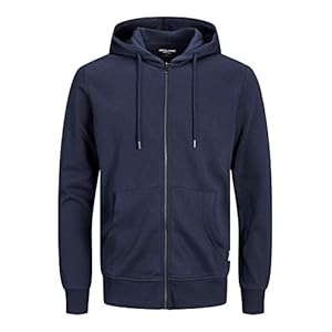 JACK & JONES Male Kapuzenjacke Einfarbig Kapuzenjacke