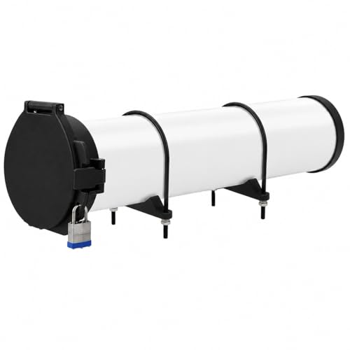 Conduit Carrier Kit Fits 6 Inch PVC Pipe Heavy-Duty Weather-Resistant Design with Secure Locking Mechanism Prevents Pipes from Falling Includes Mounting Hardware Black (PVC Pipe Not Included)