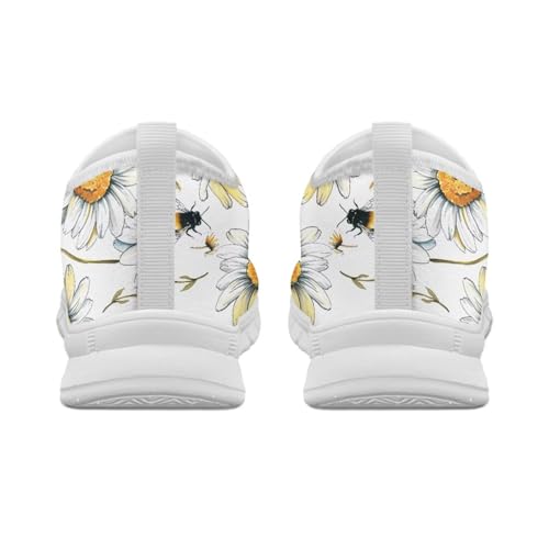 Modysero Slip On Sneakers Women Lightweight Casual No Laces Tennis Shoes for Women Low Top Fashion Print Ladies Sneaker4