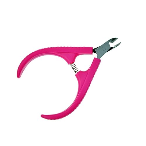 WOONEKY Pinza de Manicura Portátil Inoxidable con Mango Ergonómico Alicate para Cutículas y Uñas Cortadora de Muerta Color para Salón o Casa