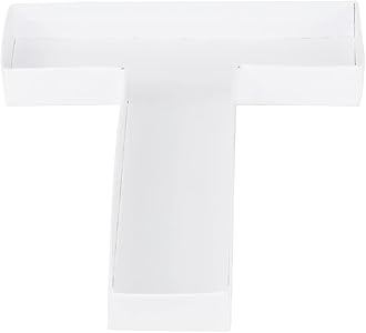 WENPACK 8" Small Fillable Cardboard Letter Shaped Paper Mache Cutouts Candy Tray Food Container(T)