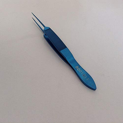 チタン合金 有鈎鑷子 Titanium Straight Toothed Forcep 86mm ophthalmic eye surgical instrument 眼科 整形 手術器具
