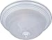Maxim 5841MRWT Essentials Flush Mount 2-Light 120 Total Watts, White