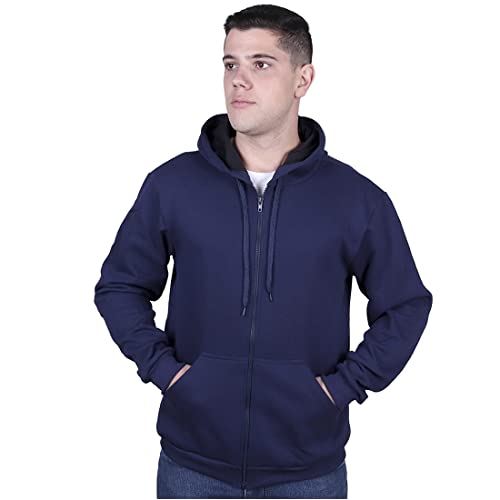 Moletom Blusa Canguro Capuz Liso Casual Masculino (as2, alpha, s, regular, regular, Marinho)