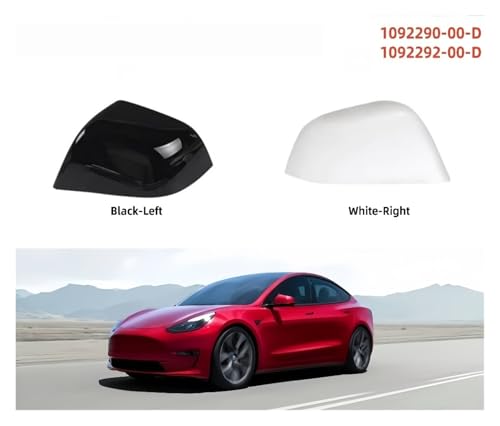 Rétroviseur Tesla Model 3 Highland cache blanc gauche 2017-2024 - 3