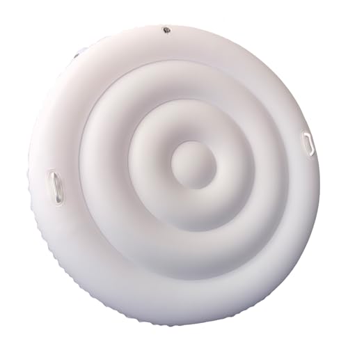 Cubiertas inflables para jacuzzis al aire libre con asa, portátil, aislante, térmico, protector de tapa fácil de usar