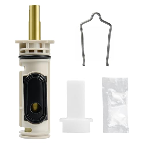 1222 Replacement Cartridge Kit for Moen One Handle Posi Temp Faucet, Compatible with Moen Bathtub & Shower Valve Cartridge, Durable Brass & Plastic Construction