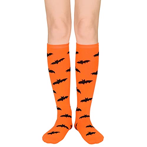 Image of American Trends Women's Knee High Socks, Novelty Holiday Printed Tall Tube Socks, Casual & Party Athletic Sports Stockings
