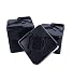 Adjustable Bed Risers Table Risers Furniture Risers Under Bed Storage Heavy Duty Set of 8 Pieces,Black