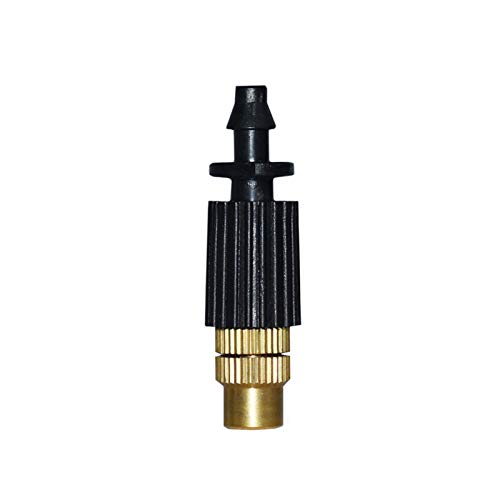 Conector dentado de 1/4" y boquilla atomizadora para evitar fugas en riego de jardín 2