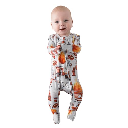 Image of Posh Peanut Convertible Baby Sleepers - Footless Baby Pajamas with 2 Way Zipper for Easy Diaper Changes