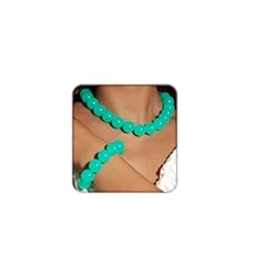 Cyan bracelet + necklace