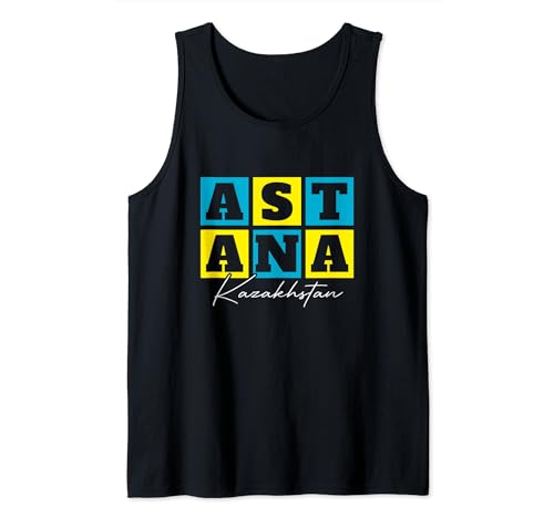 Astana Kazajstán Viaje Vacaciones Souvenir Camiseta sin Mangas