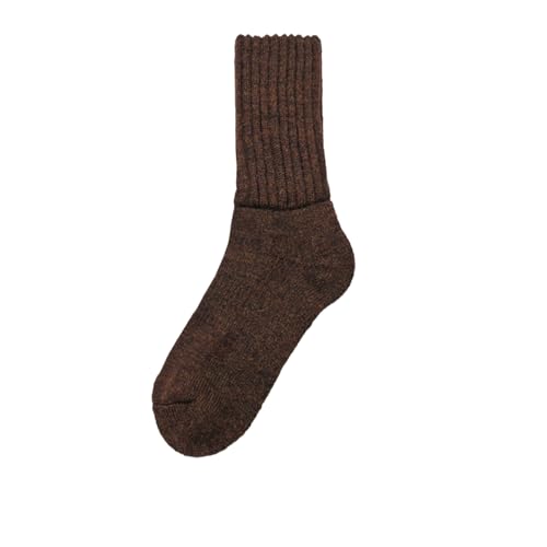 svlftecon Unisex Wool Winter Thermal Socks Cozy Warm Hiking Crew Boot Socks Wool for Winter Crew Series 14