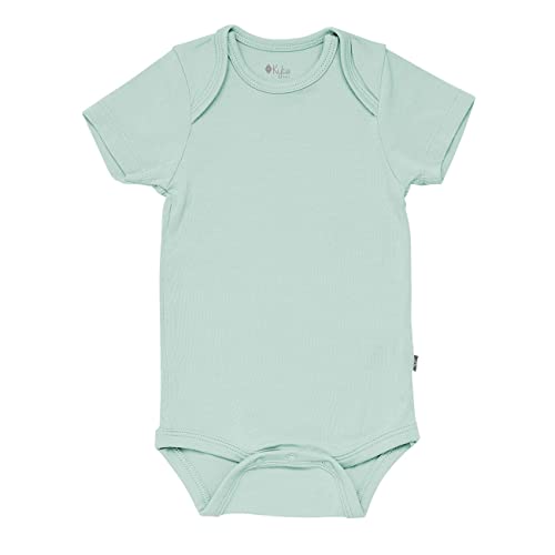 Image of KYTE BABY Short Sleeve Unisex Baby Bodysuits, Rayon Made From Bamboo Material