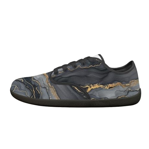 Men's Wide Toe Barefoot Walking Shoes Zero Drop Minimalist Casual Shoes Breathable Mesh Slip on Sneakers3