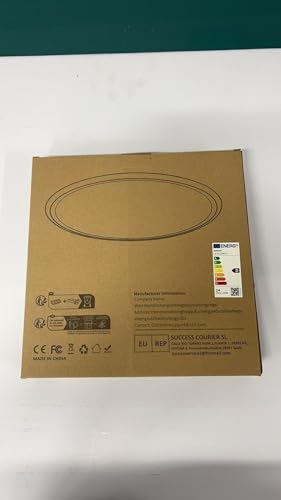 Aphyni 7 Colours RGB LED Ceiling Light Dimmer 24W IP44 with Night Light, 3000-6500K 3800LM, Ultra Thin diameter 30cm - Image 3