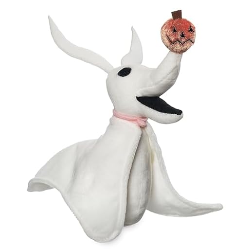 Disney Store Peluche pequeño Zero, Pesadilla Antes de Navidad Tim Burton | Ya disponible en tu tienda friki favorita! En mundofriki.es!
