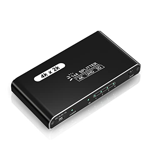 Divisor HDMI 1 en 4 salidas para solucionar la falta de puertos de video en tu PC