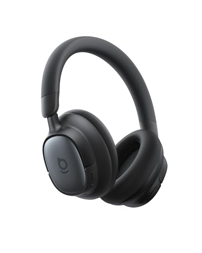 Baseus MH1 Casque Bluetooth, Réduction de Bruit Efficace à -48 DB, Arceau monolithique avec Hi-Res & LDAC, 80 h d’autonomie, Appels clairs à 5 micros,...