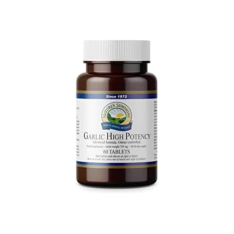 GARLIC, HIGH POTENCY (60) vegetarian,vegan formula Cover