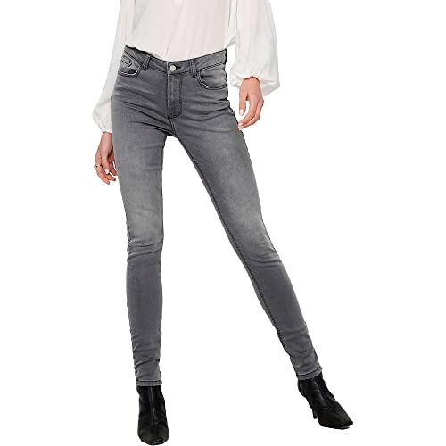 Jeans skinny JDY Jdynewnikki femme denim bleu stretch à taille haute élastique