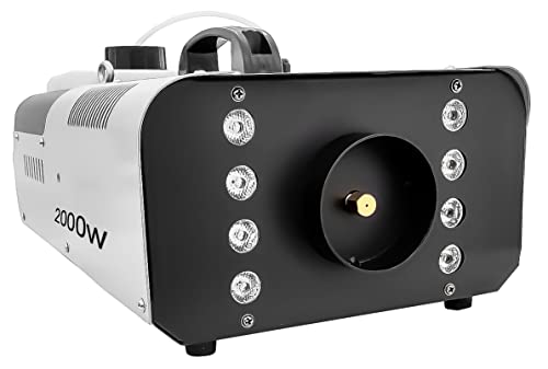 Máquina fumaça 2000w Iluminação Rgb Controle Sem Fio 110V