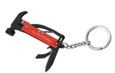 Preisvergleich Produktbild ALPENTOOL Mini Multifunktions-Werkzeug als Schlüsselanhänger