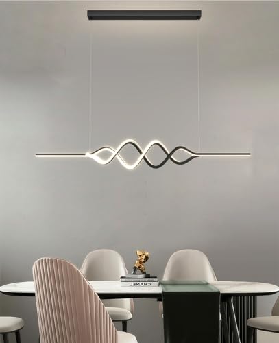 Lustre LED dimmable avec télécommande pour ajuster votre lumière - 6