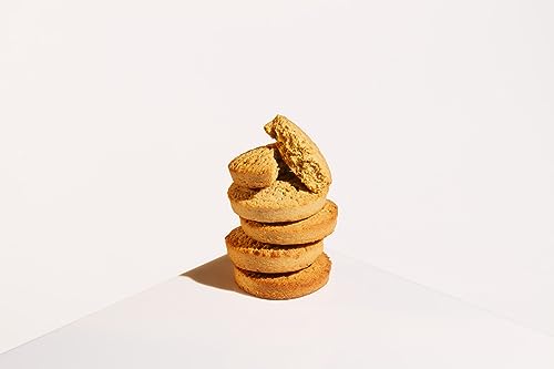 Fatt Keto Cookies - Almond & Vanilla - 12 x 30g - 1.5g Carbs - 100% Natural Snacks - Low Carb, Low Sugar, High Prebiotic Fibre & Sweetener Free - FattBar