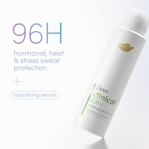 Dove Clinical + Care Cool Essentials Antiperspirant Dry Spray, 3.8 oz - image 3