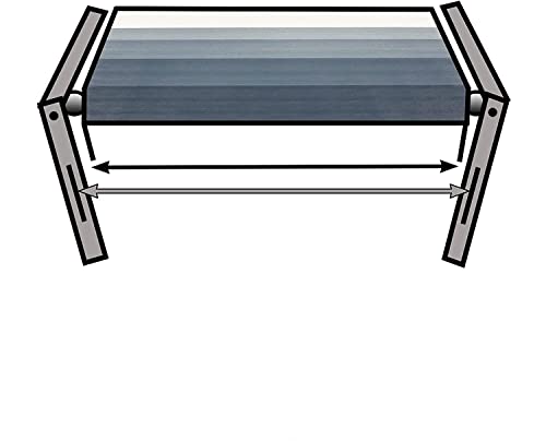 Rv Awning Fabric Replacement With Premium Grade Waterproof Vinyl, Universal Outdoor Canopy For Camper Trailer And Motorhome Awnings, Charcoal Fade 12' Awning #TOP1