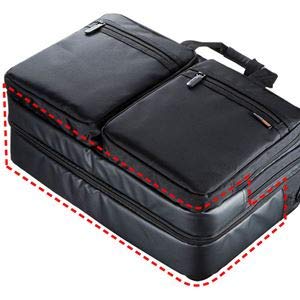 Amazon.co.jp: サンワサプライ3WAYビジネスバッグ(出張用・大型) 15.6