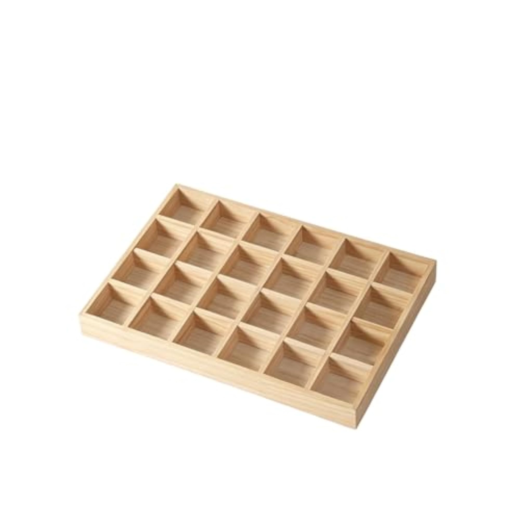 Wooden Multi-Compartment Jewellery Storage Tray, Gift for Her