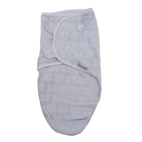Image of SwaddleMe by Ingenuity Original Swaddle in Velboa - Size Small/Medium, 0-3 Months, 1-Pack (Hugs & Kisses)