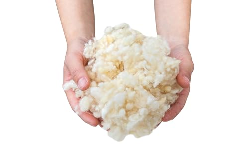 STEINBACH Filter Wool Flakes – 040060 – Umweltfreundliches Filtermedium aus 100% Schurwolle – Kompatibel mit Allen handelsüblichen Sandfilteranlagen – Salzwasser geeignet – 700 g