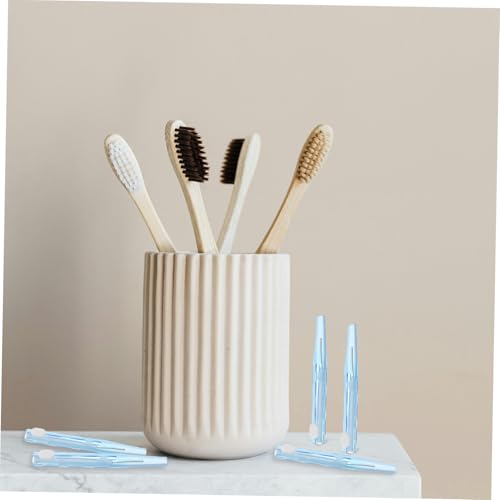 Beatifufu 40 Stück Teiliges Interdentalzahnbürsten für Verstellbare Push Pull Bürstenköpfe Ergonomischer Griff Weiche Borsten für Reisen Zuhause und Büro Geeignet – Bild 7