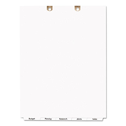 Avery 13164 Write-On Tab Dividers for Classification Folders, 5-Tab, Letter