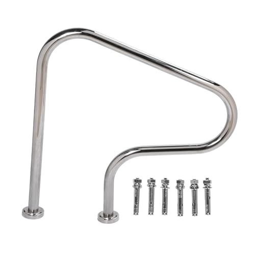 Barandal para piscina de acero inoxidable 83 cm miniatura 6