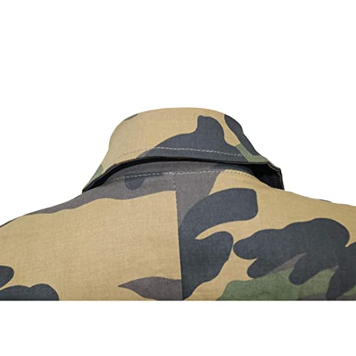 Vakkest Camo Blazer Jacket for Women Lapel Long Sleeve Open Front Cardigan Coat Classic Pockets Overcoat Outwear4