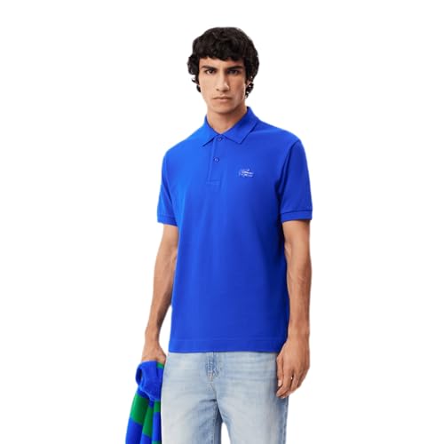 Lacoste Men's Elevated Classic Fit Polo Lazuli, 5 Blue